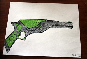 16 How to Draw a Kill Joy Gun with Katia